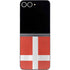 Denmark Flag Distressed Galaxy Z Flip6 Skin